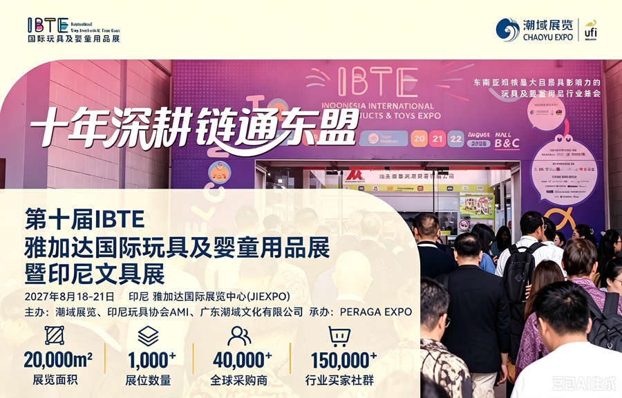 IBTE印尼国际玩具潮玩、文具及婴童用品展